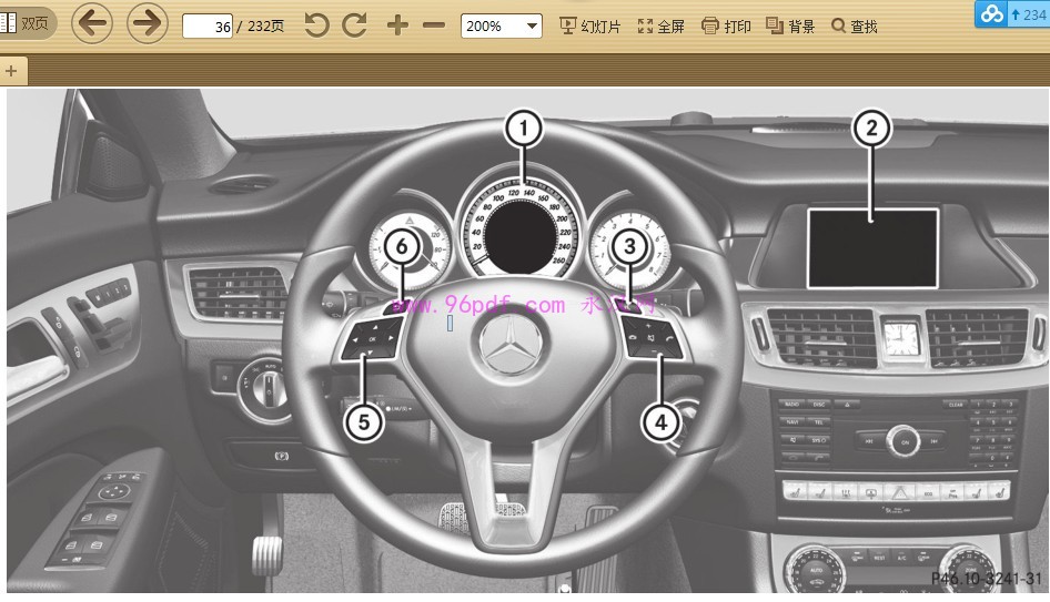 2010-2013 奔驰CLS300用户使用说明书 车主操作指南 2011-2012